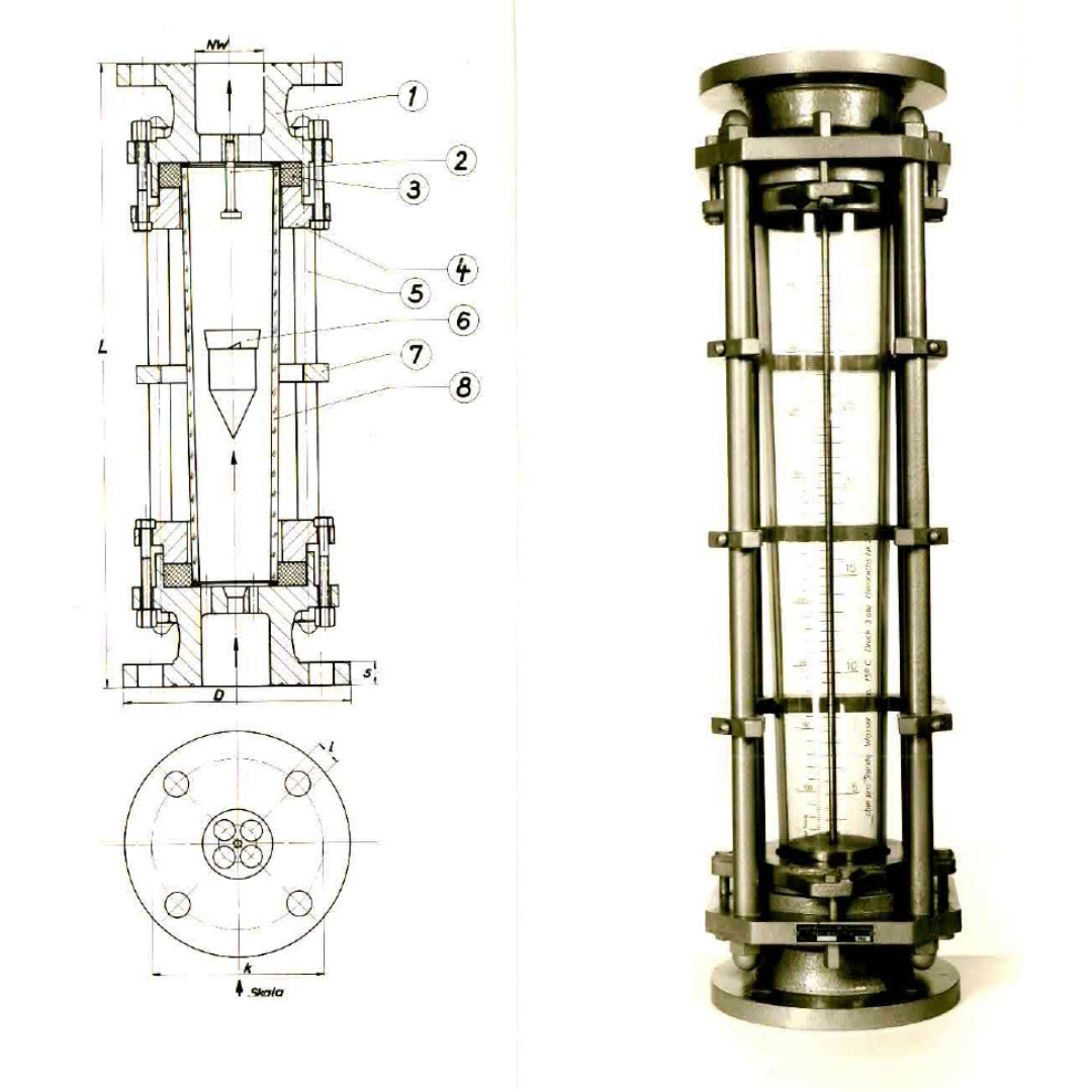 Heinrichs First Variable Area Flow Meter for Accurate Fluid Measurement